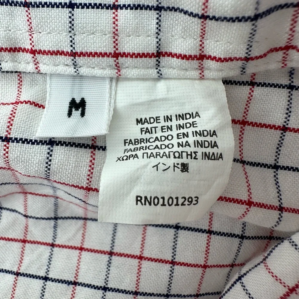 GANT Barney’s NY Rugger The Hugger Dreamy Oxford Tattersall HOBD Red NOS Shirt - Picture 13 of 15